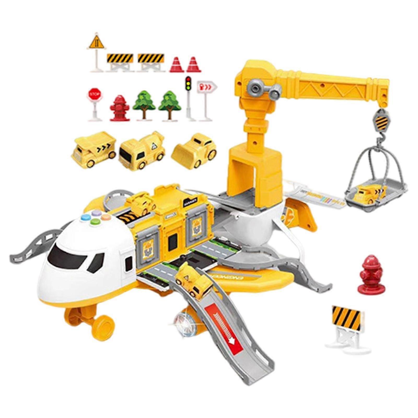 Aircraft Toys Inertia Developmental Games Popular Science Plane for Birthday Children - Police