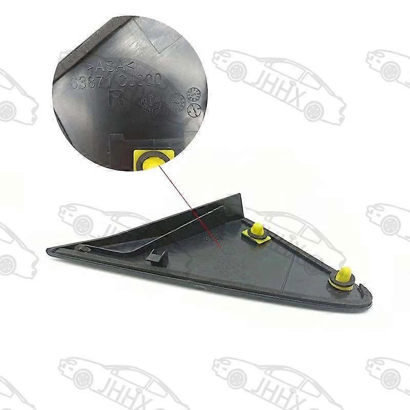Compatible Livina Liwei 2006 2007-2012 Reverse Mirror Triangle Outer Cover Rearview Mirror Triangle Decoration Cover Triangle Plate