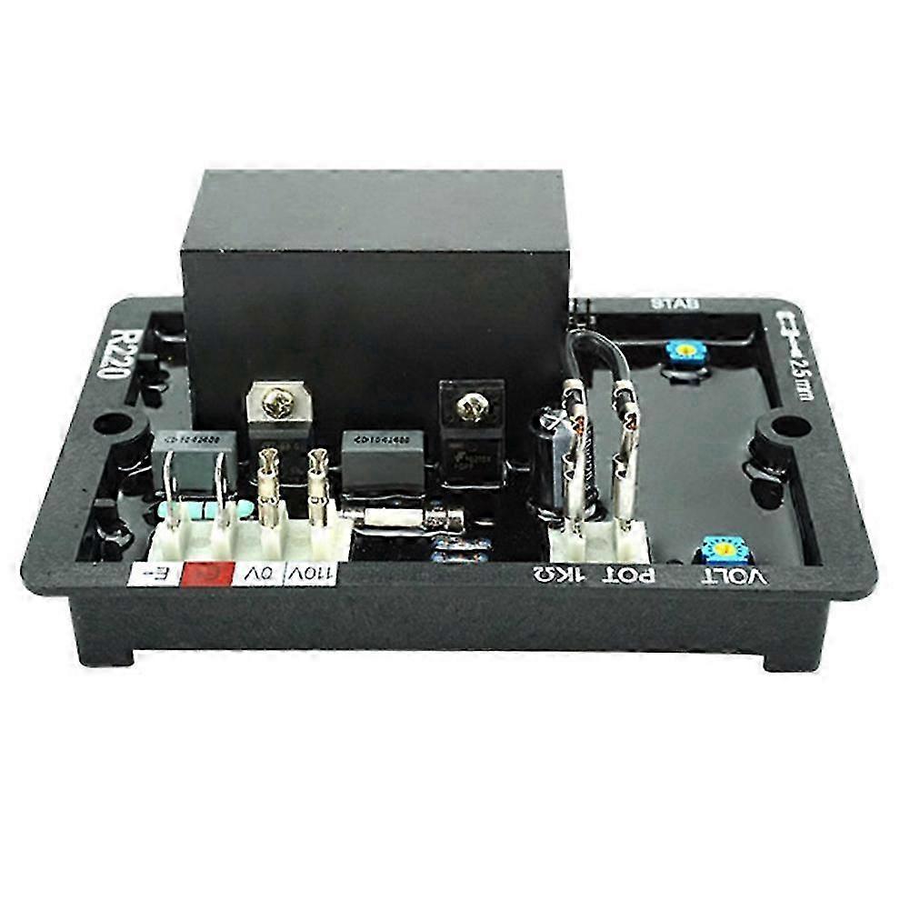 New Avr R220 For Generator Avr Automatic Voltage Regulator Alternator Part Power Stabilizer For Bru