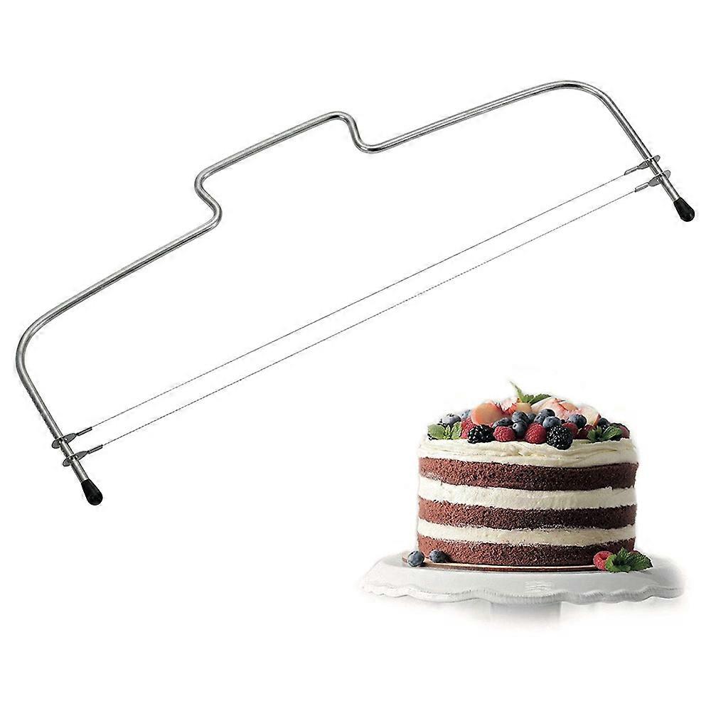 Stainless steel cake baking tool Single and double line durable layerer