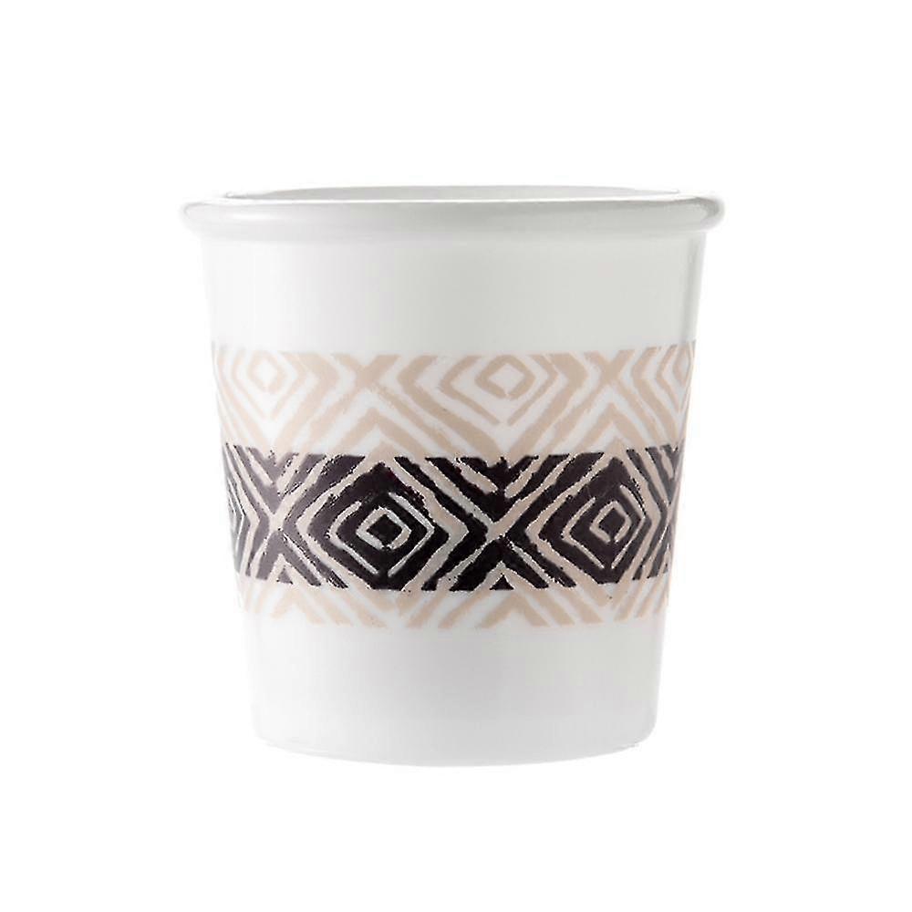 Uareliffeホワイトジェイドコーヒーマグシンプル幾何学模様ガラスカップハイエンドドリンクウェアヨーロピアンスタイル