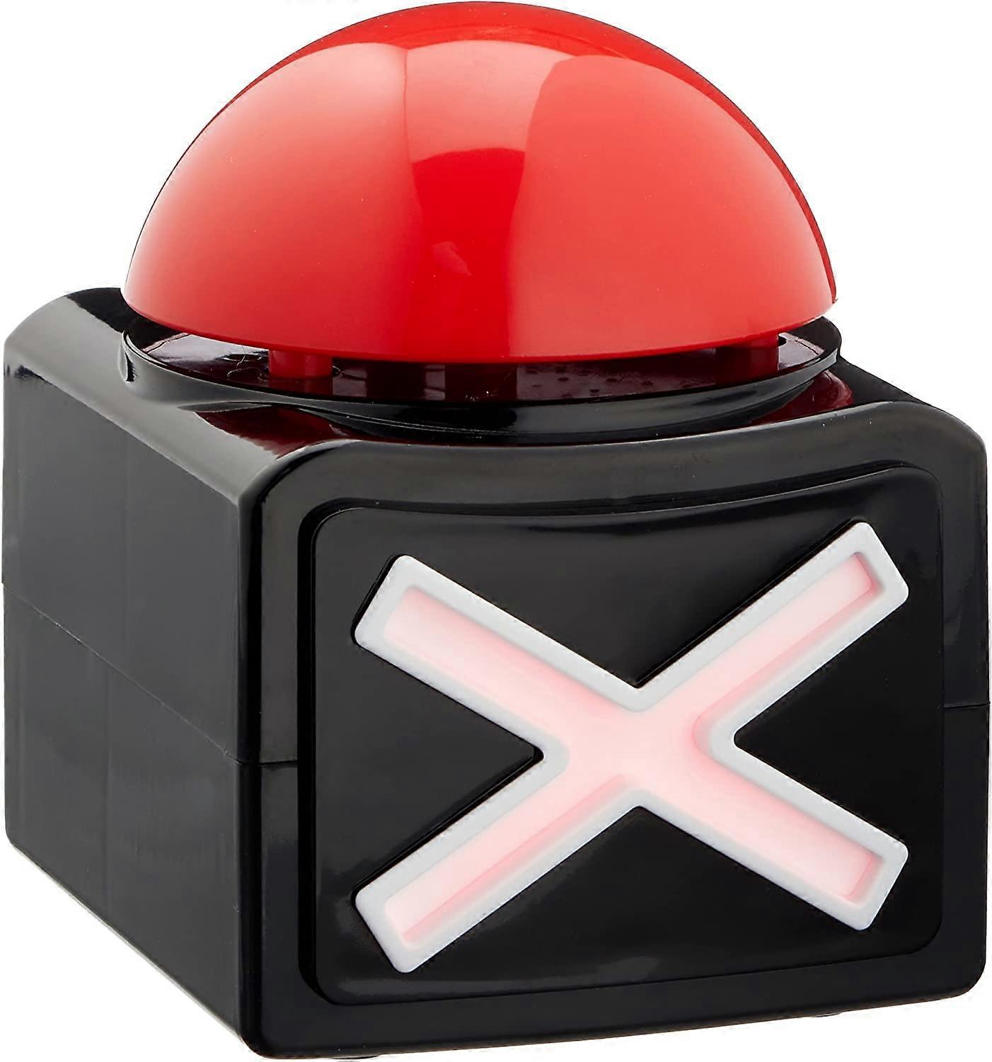 Buzzer with sound and LED lighting - the party fun for the whole family - ideal for game evenings, q