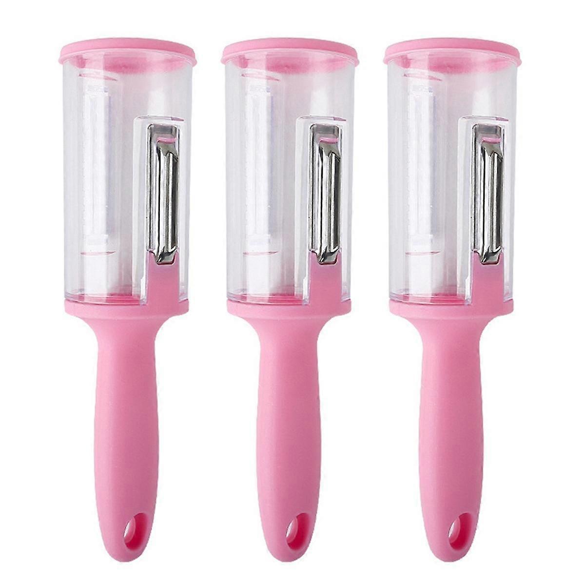 Multifunctional Peeler, Kitchen Vegetable Peeler, Potato Peeler, Vegetable Peeler, Fish Scale Remover Pink