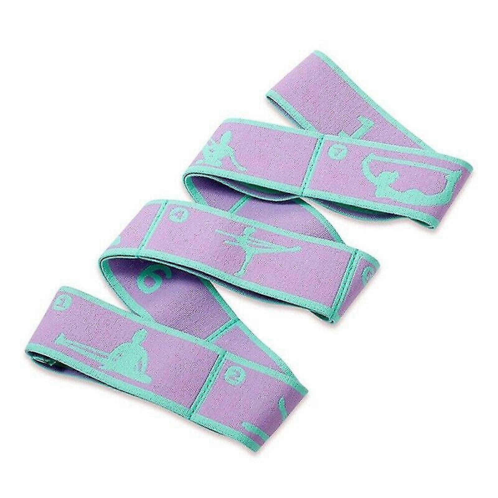 Black Friday Yoga Belt Gymnastics Dance Exercise With 10 Loops Stretch Band Elastic Strap