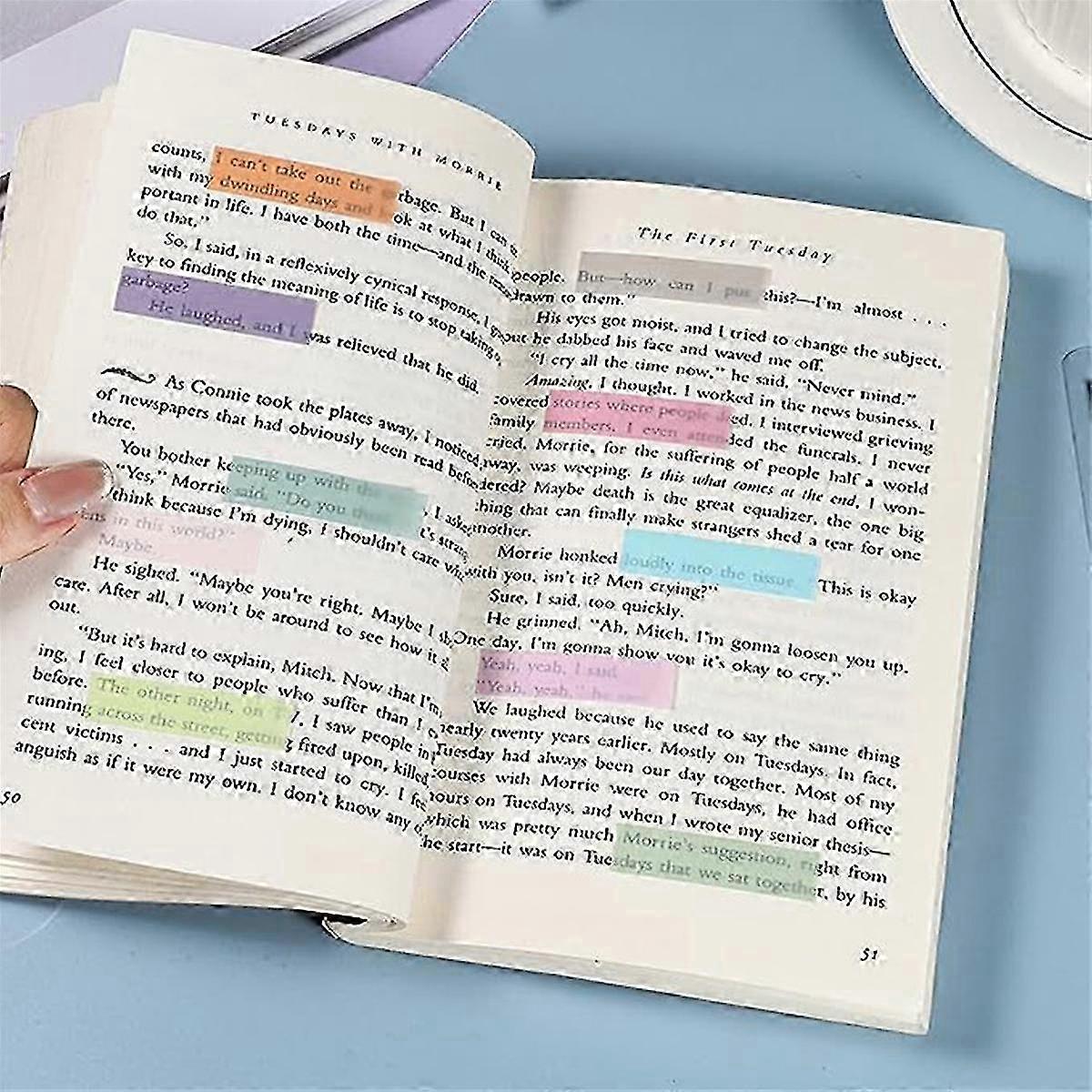 2400 Pcs Sticky Tabs,120 Colors Writable Sticky Note Tabs For Binders, Annotation Tabs, Page Markers, Classify Files