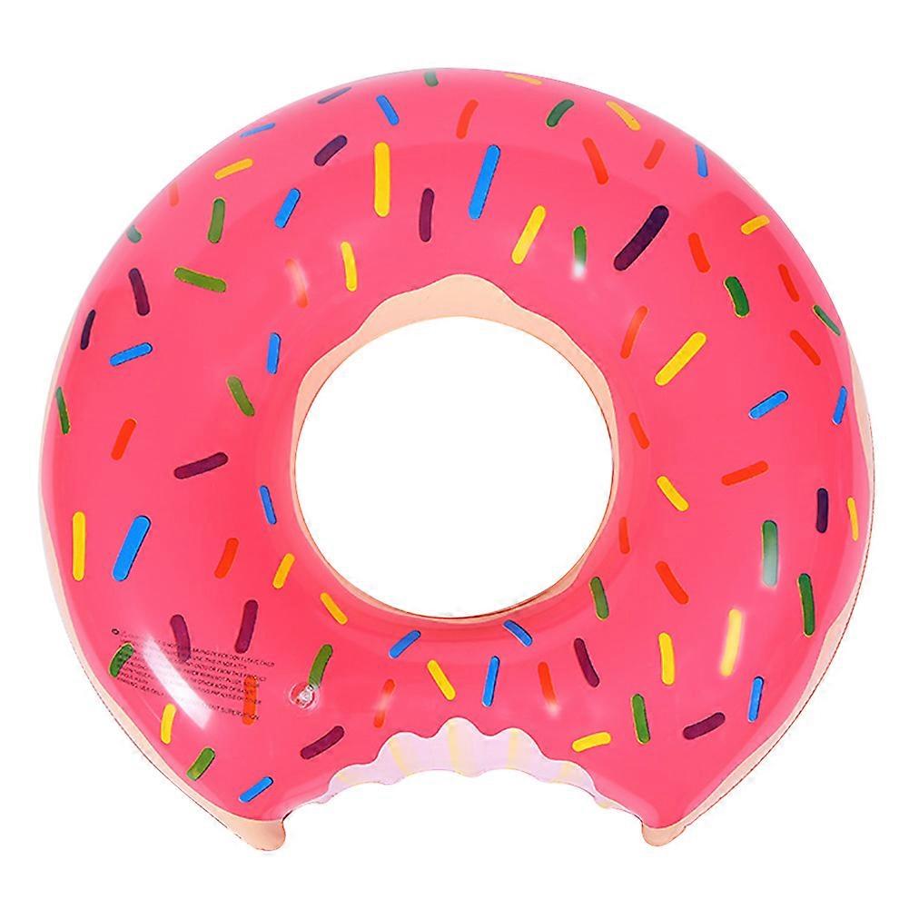 Inflatable Donut Swimming Ring Safe Pool Float Summer Outdoor Activitives Party Eco-Friendly Cute Kids Adult Swimming Circle