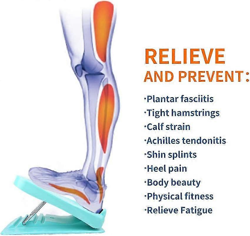 Adjustable Slant Board Ankle Incline Board and Calf Stretch 4 Level Stretch Board (330 lb Capacity) for Home, Office