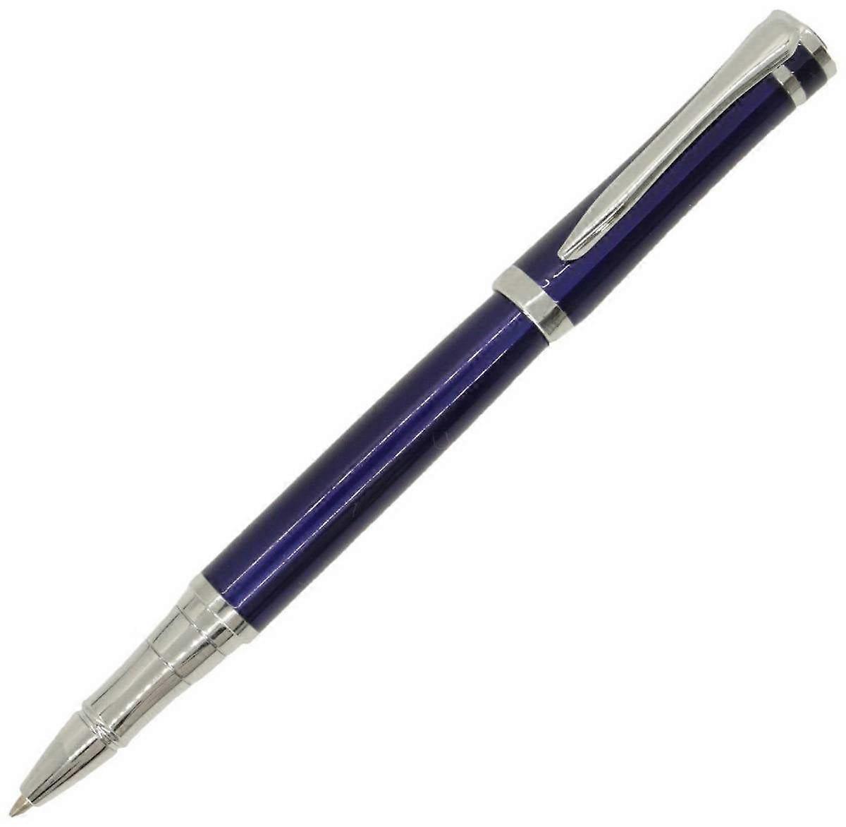 David Aster Rollerball Pen - Blue/Silver