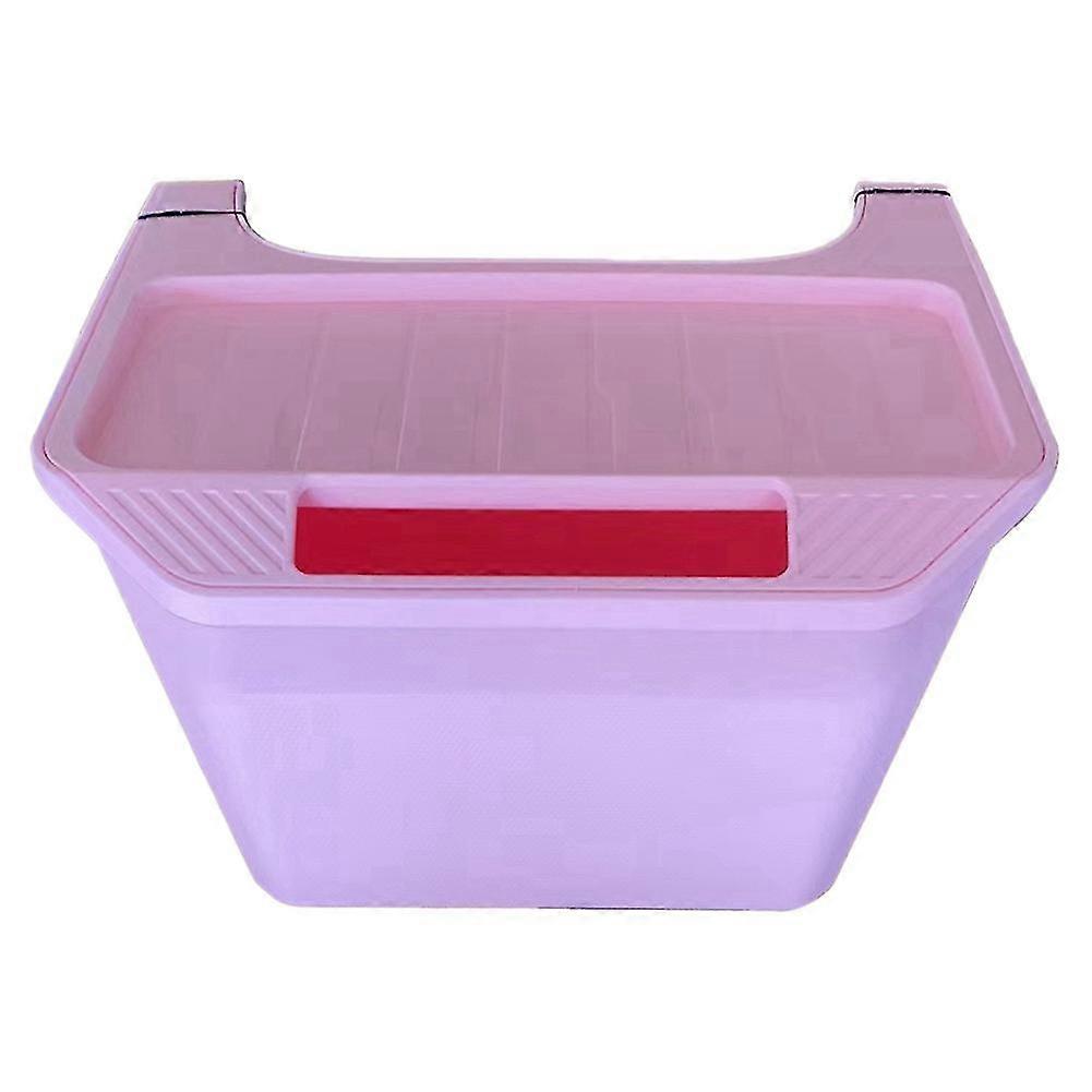 For Model Y Rear Console Organizer Box Rear Middle Car Tray Back Storage Pink xyt