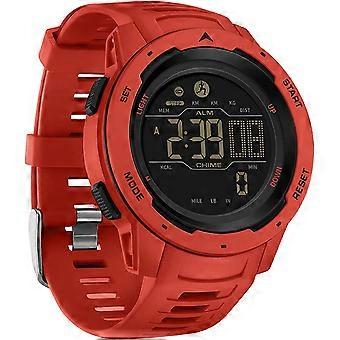 Digital Watches for Men Pedometer Step Calorie Counter Watch 5ATM Waterproof Sport Military Tactical Watch Stopwatch Countdown Alarm Sports Distance R