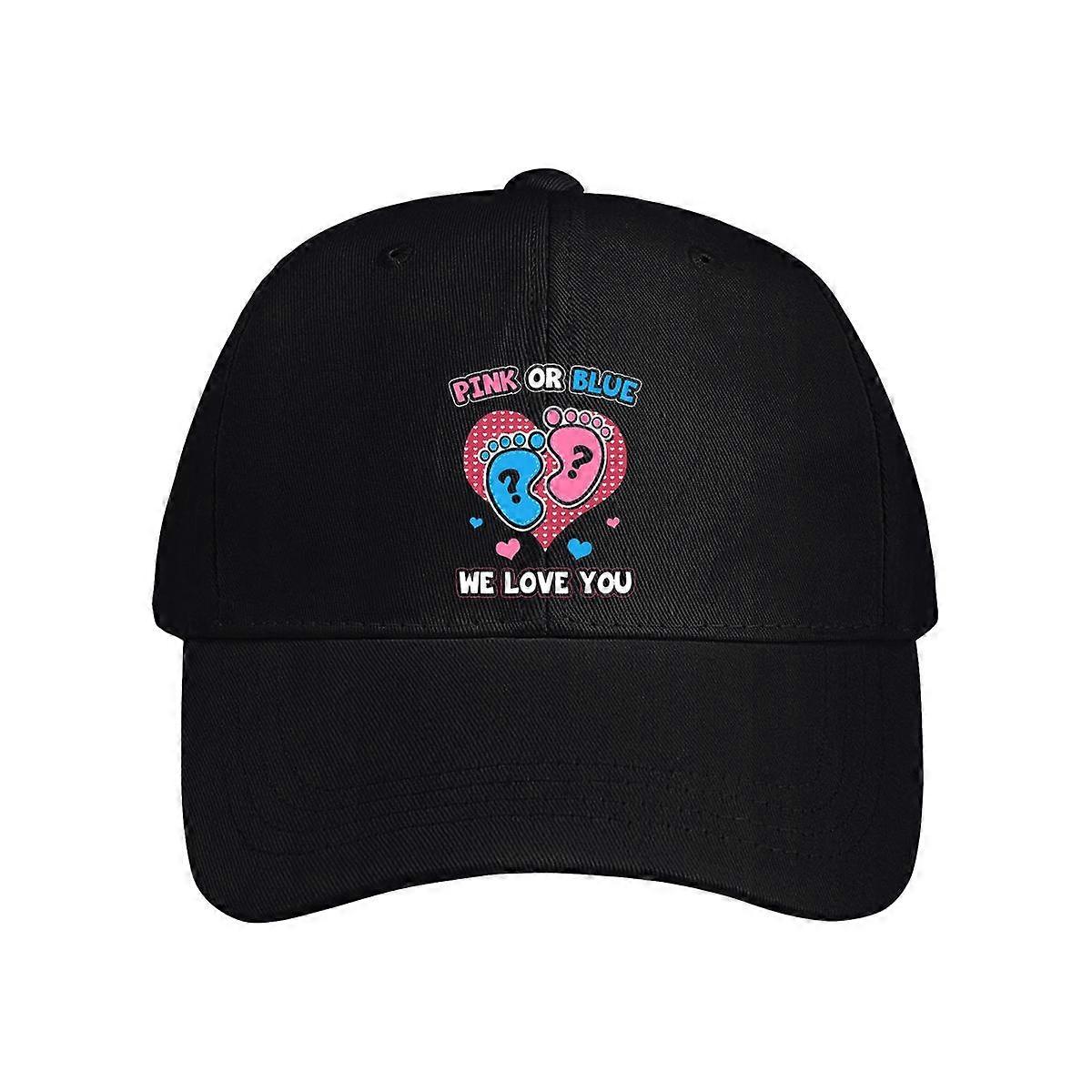 Pink Or Blue We Love You Baseball Cap