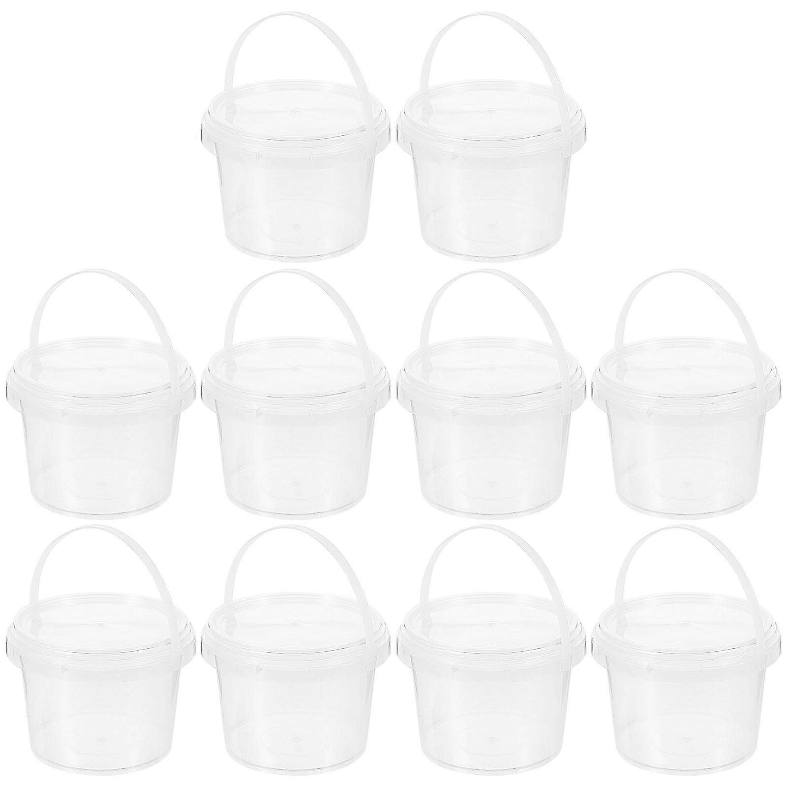 10Pcs Dustproof Moisture-proof Storage Bucket Food Storage Bucket for Home
