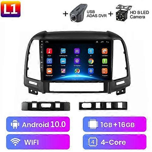 Android 10 DSP Car Radio Multimidia Video Player Navigation GPS For Hyundai Santa Fe 2 2006-2012 2din Head Unit Carplay