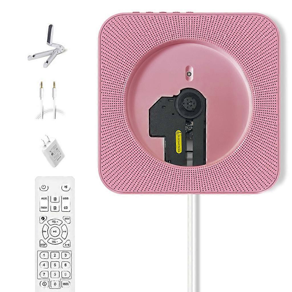 Speaker Stereo CD Players Wall Mountable CD Music Player with Remote Control