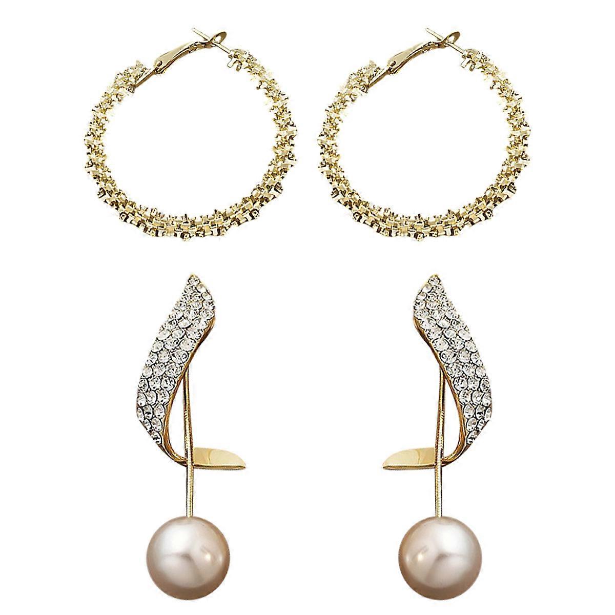 pairs of different styles of earrings for women