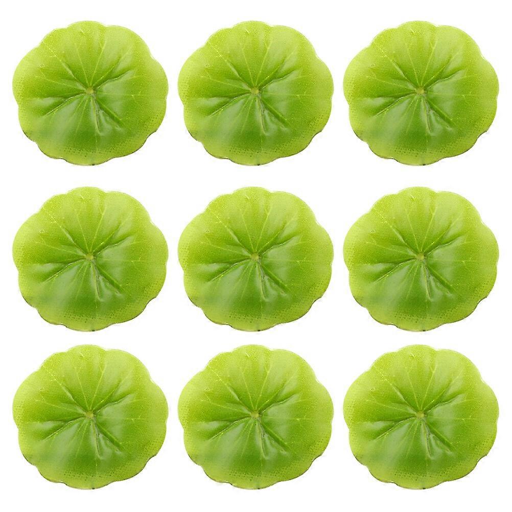 30 Pcs Home Dcor Lily Pad Plant Artificial Floating Pond Plants Artificial Lily Pads Pond Lily Pads Leaves