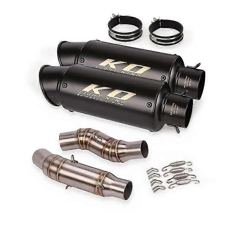 Exhaust Pipe For Kawasaki Z1000 10-2021 Z1000SX Until 2019 A Pair Motorcycle Escape Muffler Mid Link Pipe With DB Killer