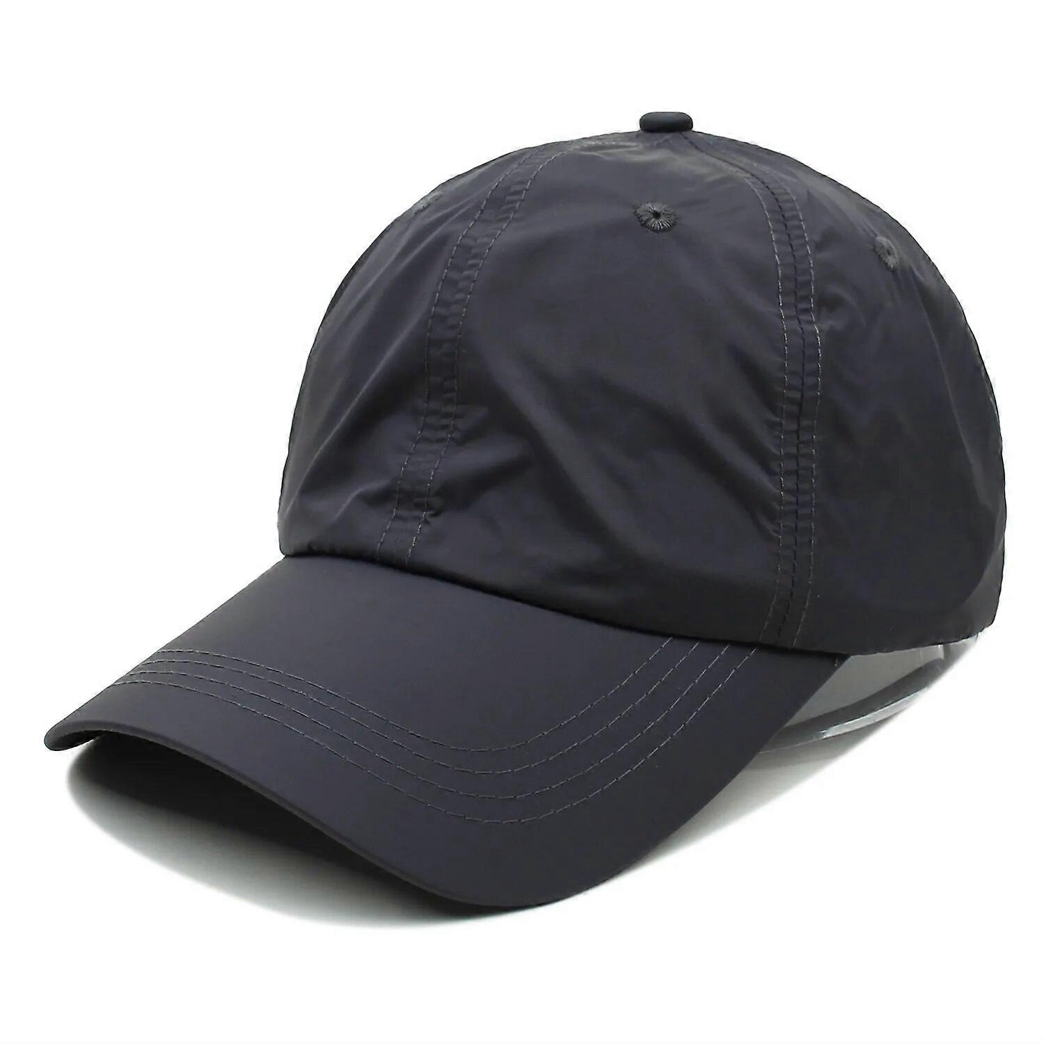 Summer Solid Color UV Protection Baseball Caps Breathable Tactical Cap Outdoor Quick Dry Adjustable Sports Hiking Running Caps
