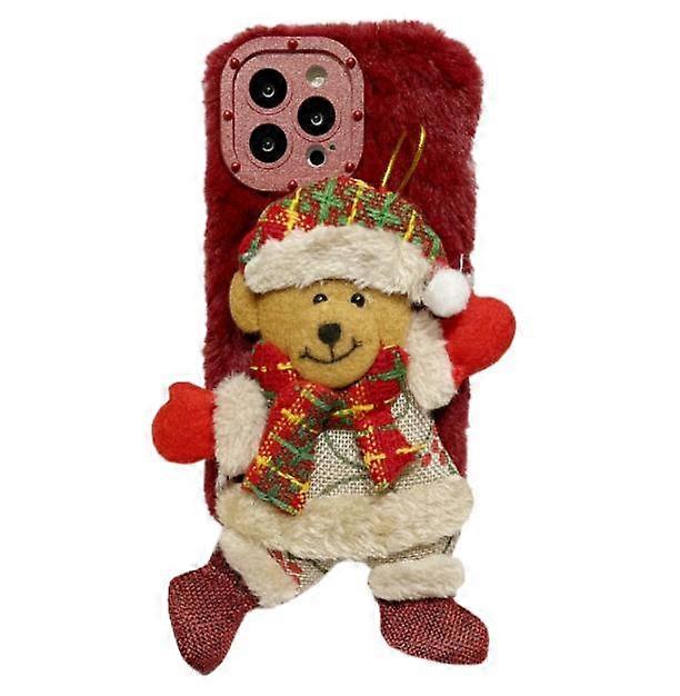 Plush Bear Phone Case for iPhone