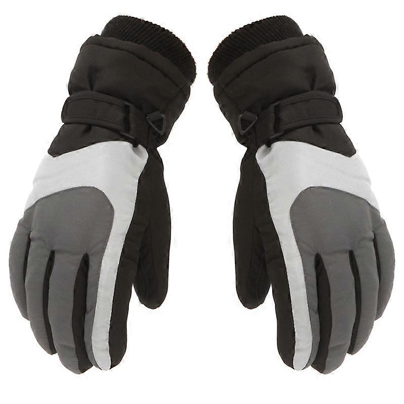 1 زوج من قفازات التزلج على الأطفال ، معصم مرن ، مريح يرتدي الأطفال ، قفازات رياضية دافئة مقاومة للماء في الهواء الطلق للتزلج ، التزلج على الجليد ، المشي لمسافات طويلة ، ركوب الدراجات