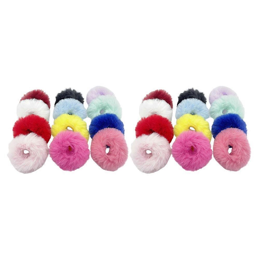 30個のシンプルでエレガントなヘアバンド耐久性のあるヘアリングスタイリッシュなヘアシュシュ