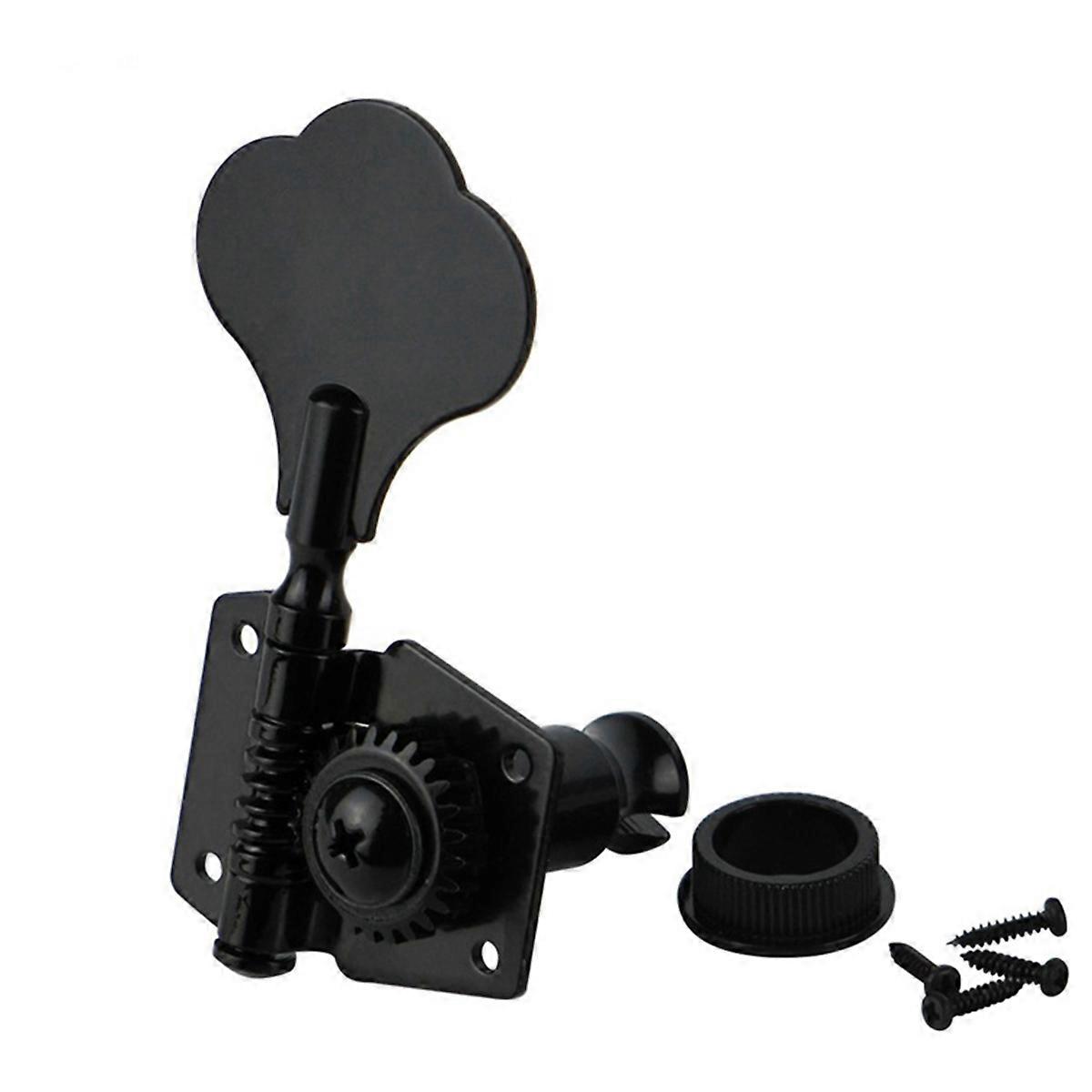 String Button Tuning Pegs Right Tuners Compatible for 4 Strings Electric Bass Guitar (Right Side)