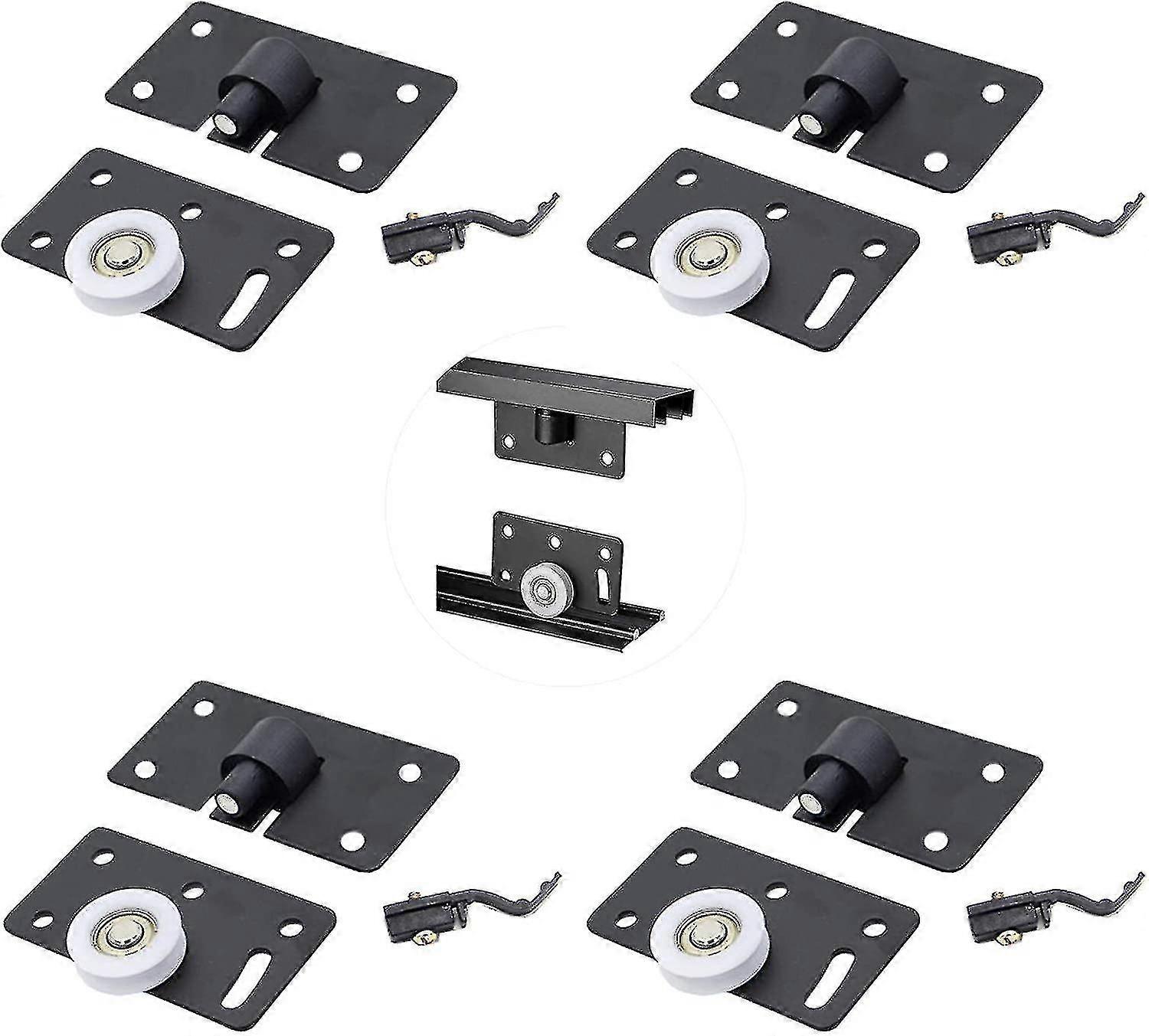 Nylon Wardrobe Door Roller Caster Set