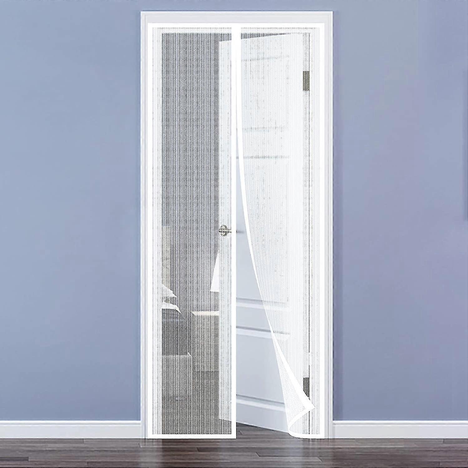 Fly-proof Screen Door, Automatically Closes, No Need To Drill