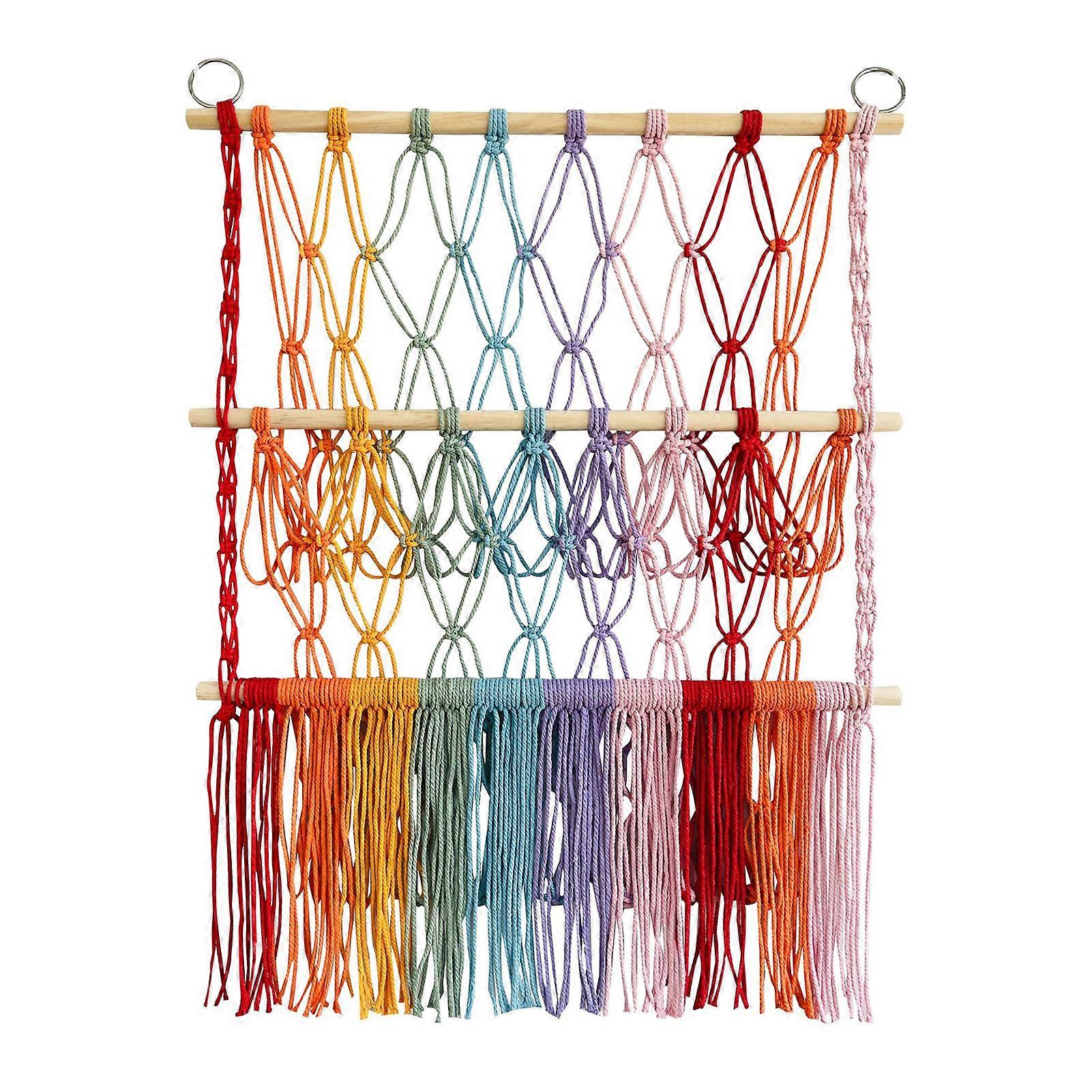 Stuffed Animal Toy Net Hammock Wall Hanging Organizer 2 Layer Design Easy to Install Display Plush Toy Storage Hammock