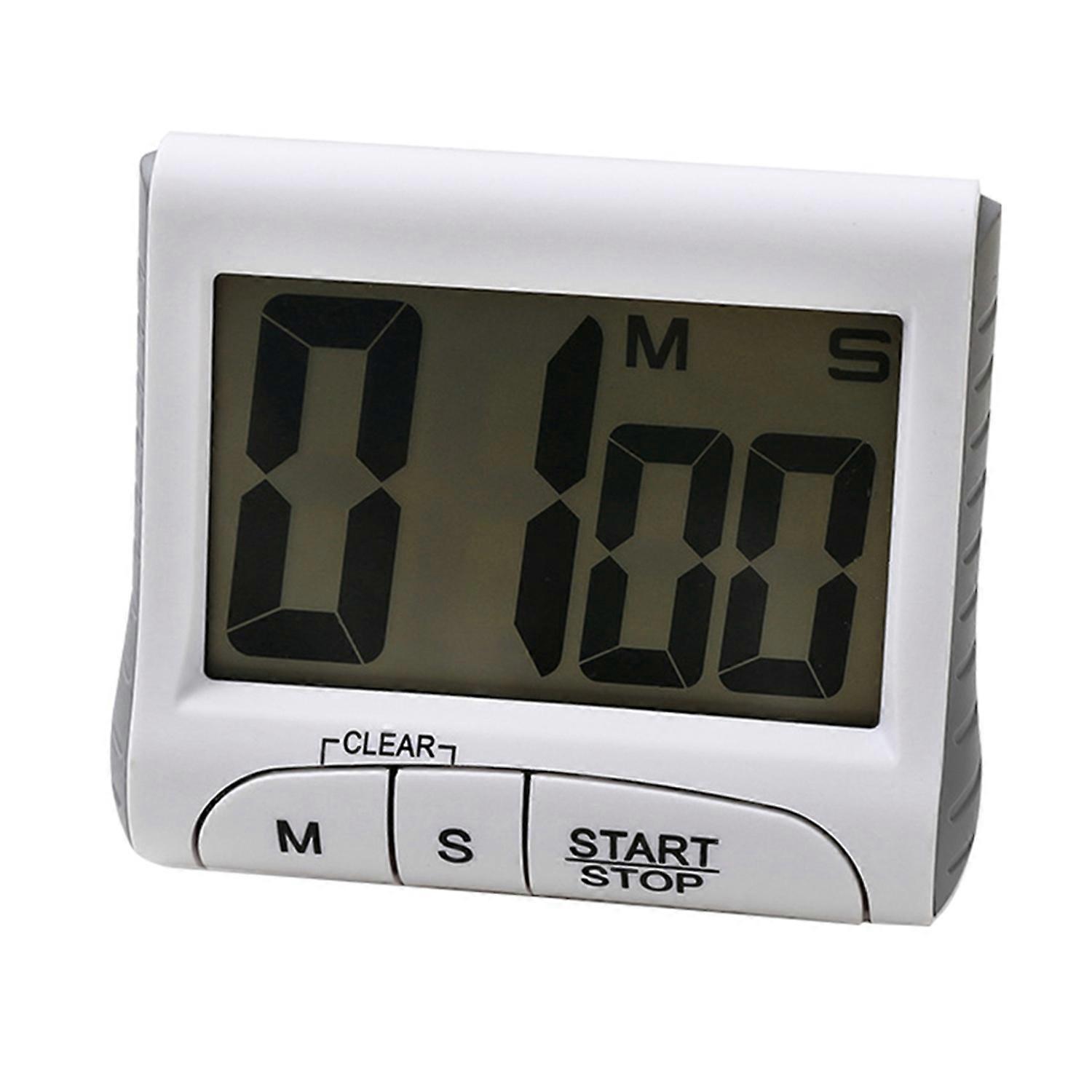 1 Set Cooking Timer Large Screen Big Number Electronic Timer Magnetic Time Reminder