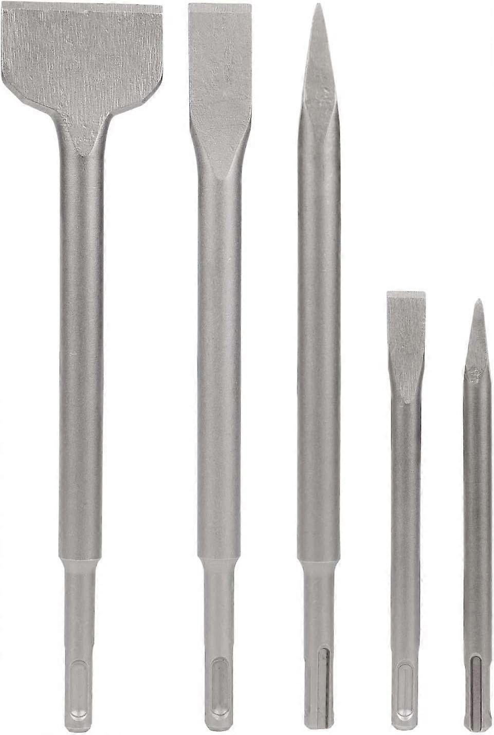 5Pcs SDS Chisel Set Concrete Drilling Tool