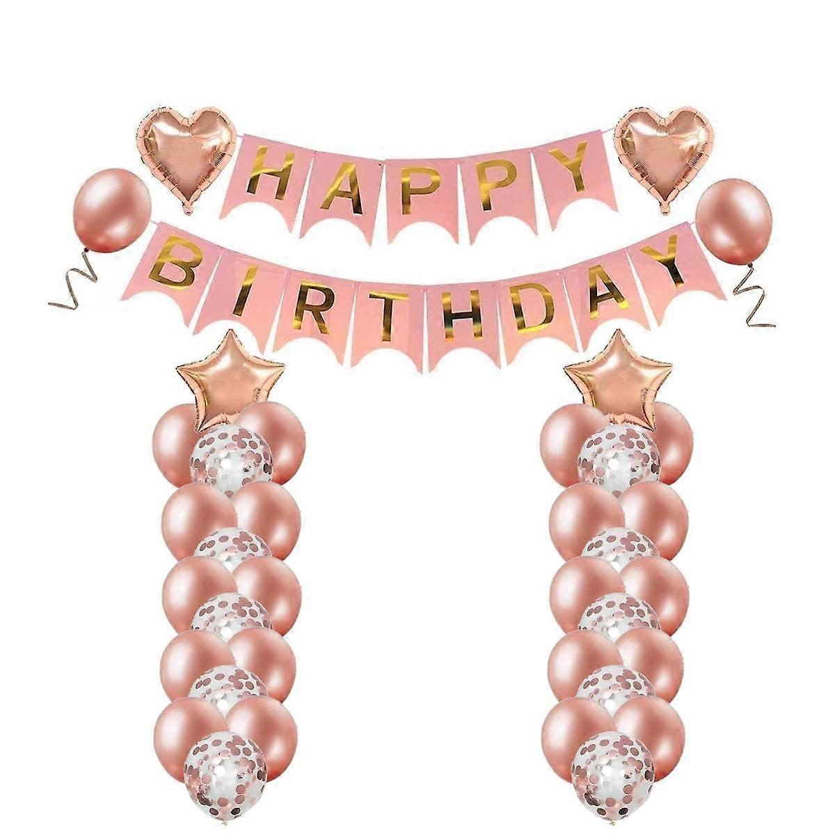 Verjaardag Versiering (rosé #3)