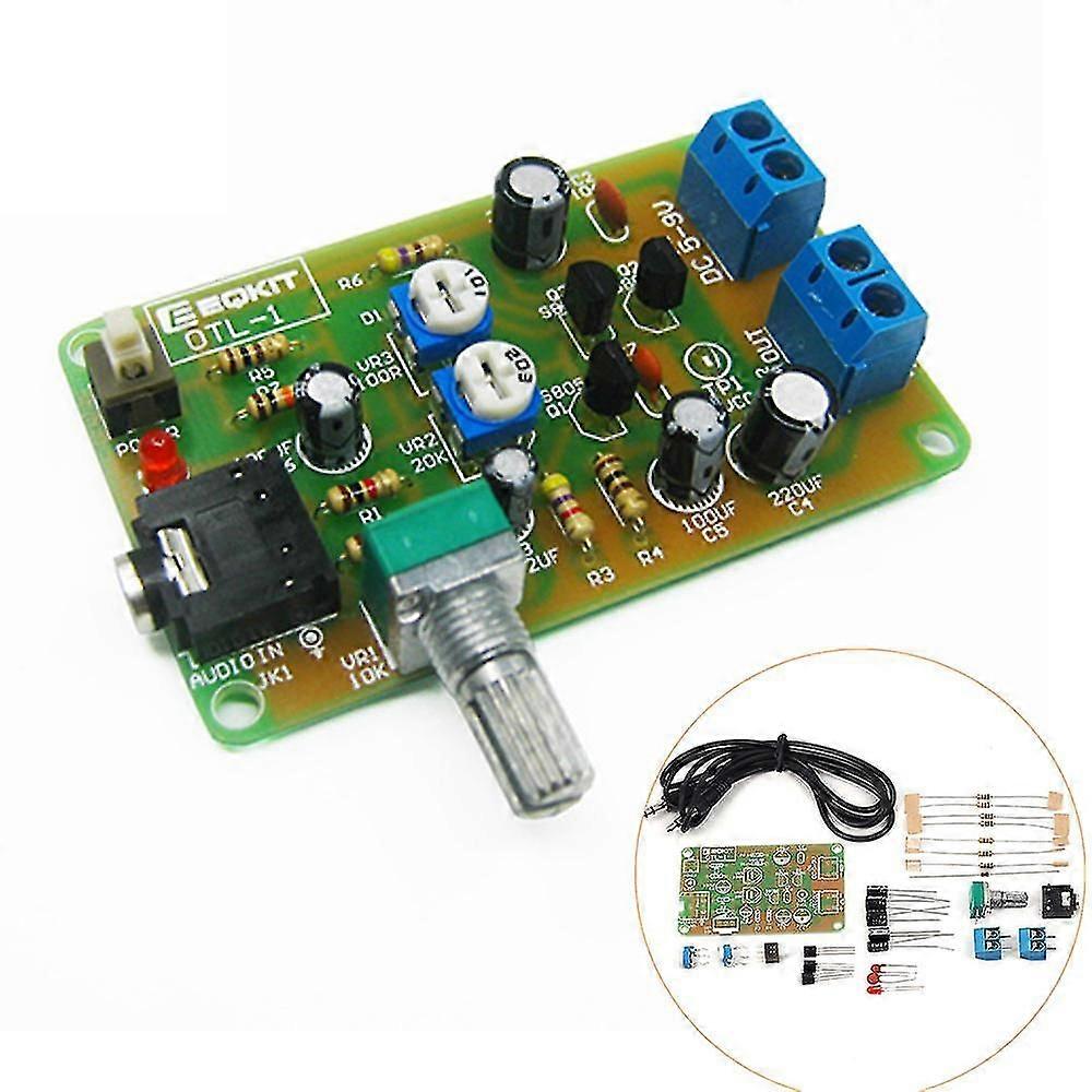 Power Amplifier Circuit Diy Kit High Sensitivity Otl Discrete Component Amplifier Kit