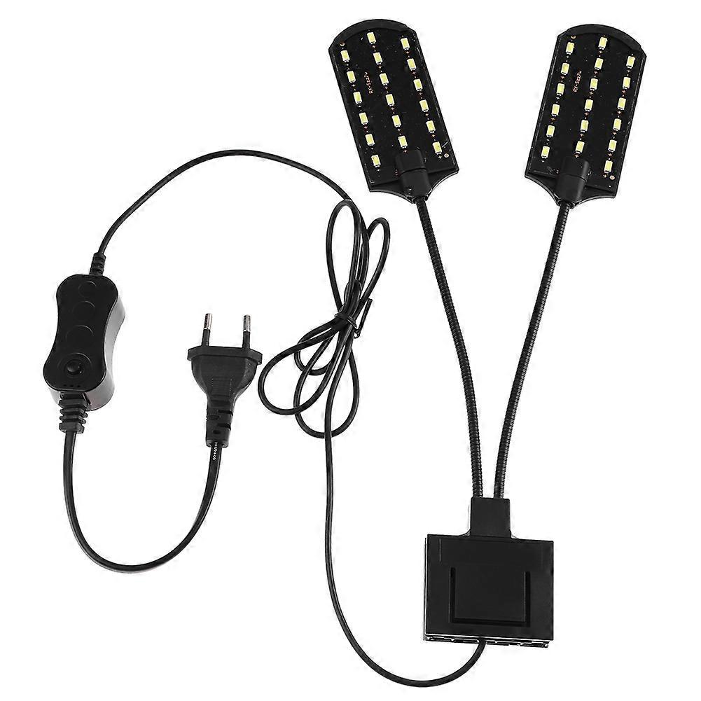 Adjustable Dual LED Aquarium Lamp for Fish Tank Illumination