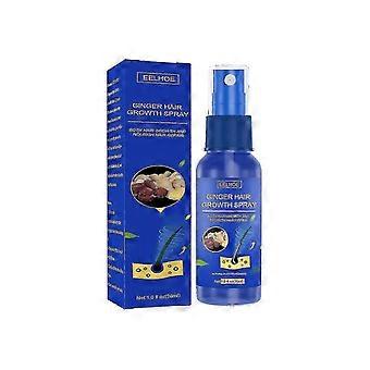 Eelhoe Ginger Hair Growth Spray Scalp Massage Moisturizes And Thickens Hair Care Nutrition Spray