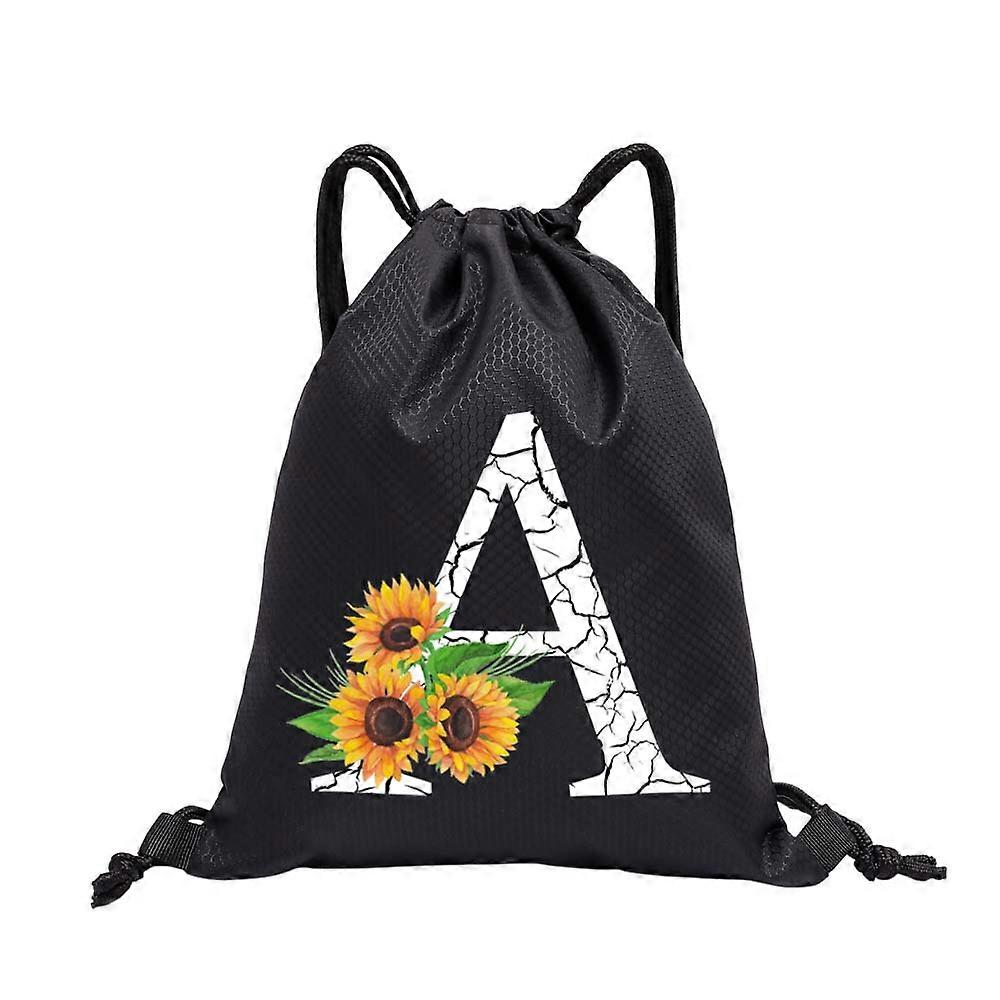 Outdoor Backpack with Alphabet Print - Perfect for Hiking and Cycling