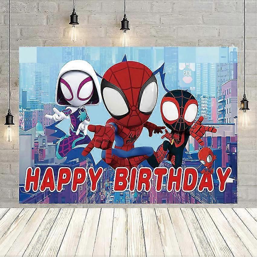 Kids Birthday Gift Bags Spider-Man Theme Party Supplies Paper Plate Cup Plates Napkin Baby Shower Disposable Tableware Set