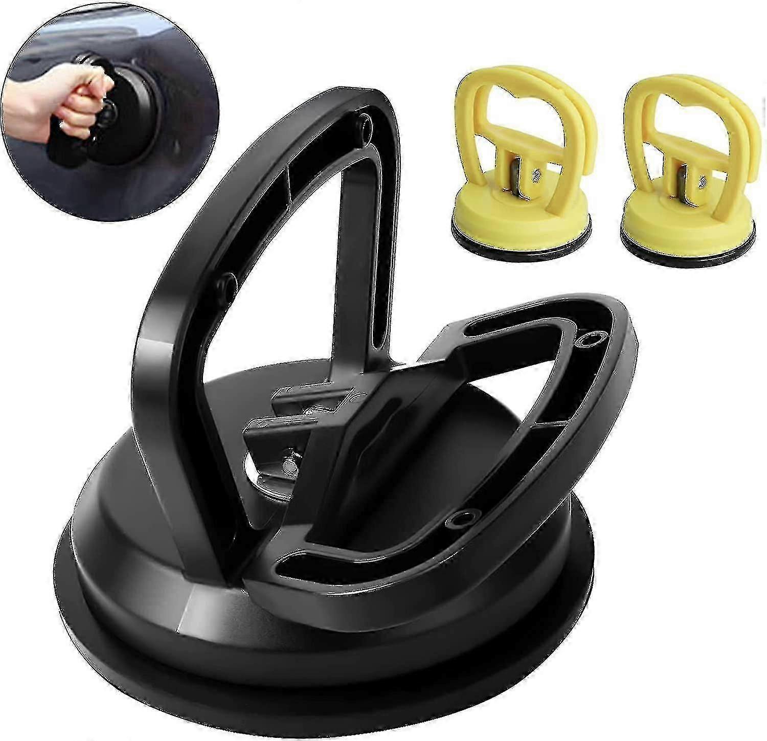 Dent Puller, Car Dent Puller, Suction Cup Dent Puller, Powerful Glass Handle Lifter, Suction Cup Lifter For Car Dent Pulling Up, Tiles