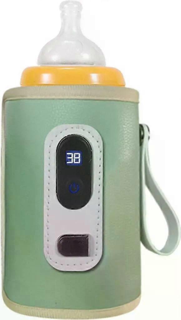 in 1 Baby Bottle Warmer Bottle Warmer Baby On The Go, Keep Baby Food Warm with Temperature, LCD Display, 5 Levels of Temperature Adjustment