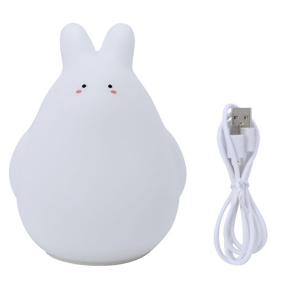 LED Night Light Silicone Rabbit Sensor Night Lamp USB Charging 5V 0.5W