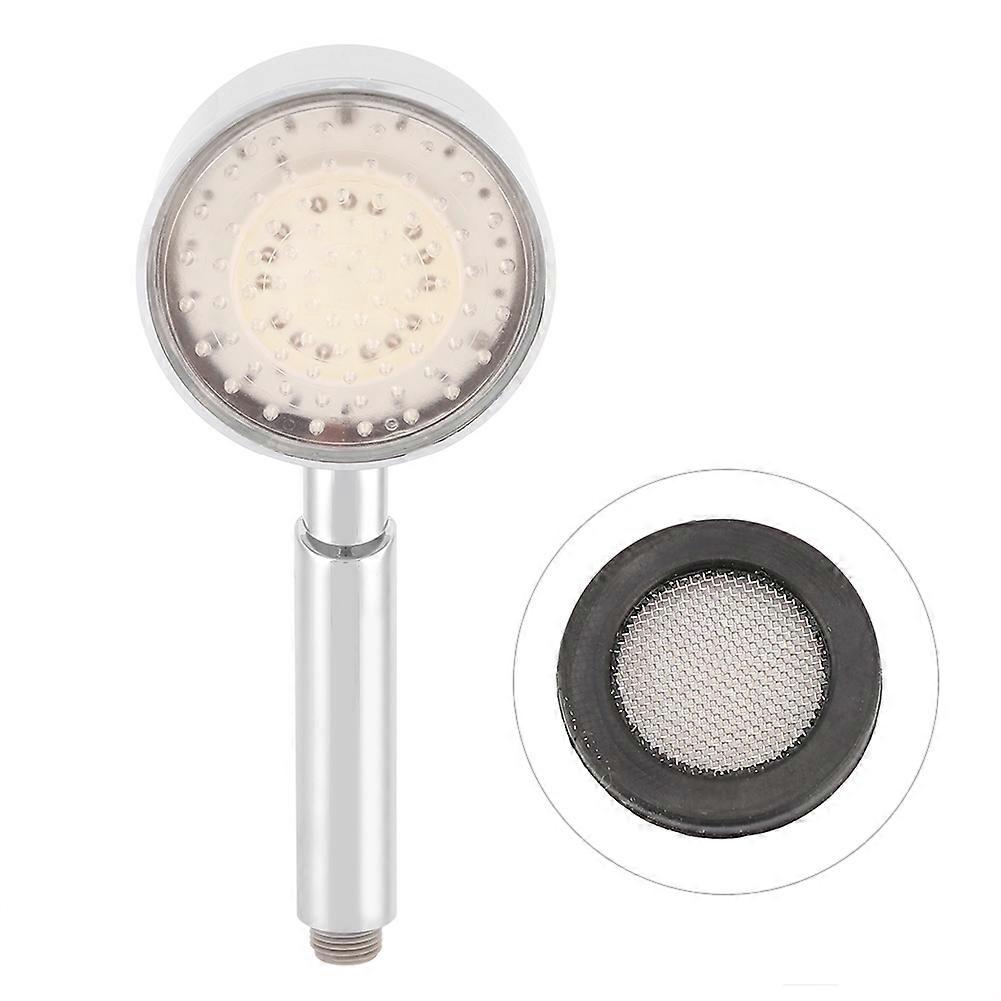 Handheld Temperature Control LED Light Shower Head with Adjustable Water Flow and Universal Fit for Bathrooms