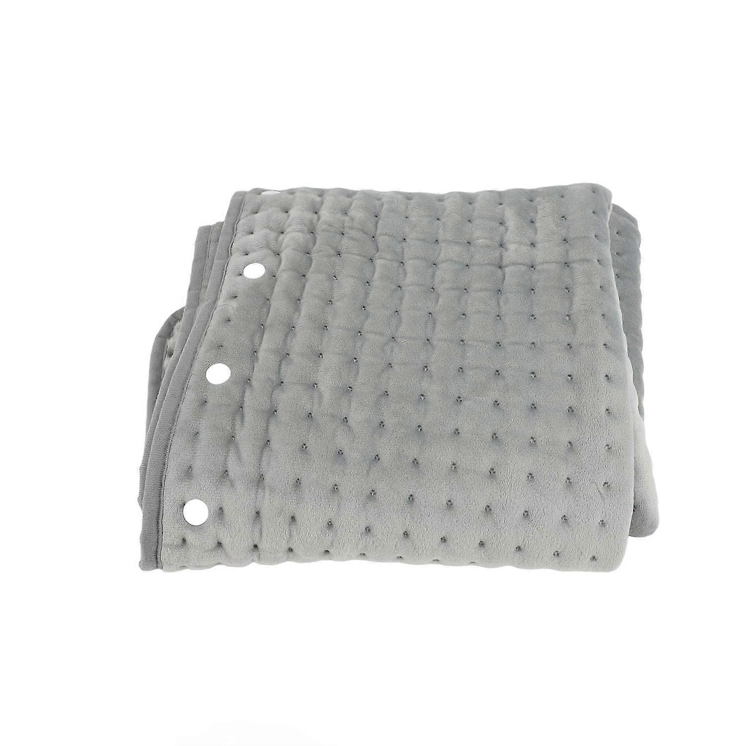 Heating Pad for Back Soreness Relief Foot Warmer Snap Buttons Auto Shut Off 3 Timer 10 Heat Levels W