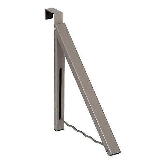 Foldable Clothes Drying Rack Rustproof Corrosion Resistant Metal Construction Space-Saving Over-Door Organizer Coat Towel Rack
