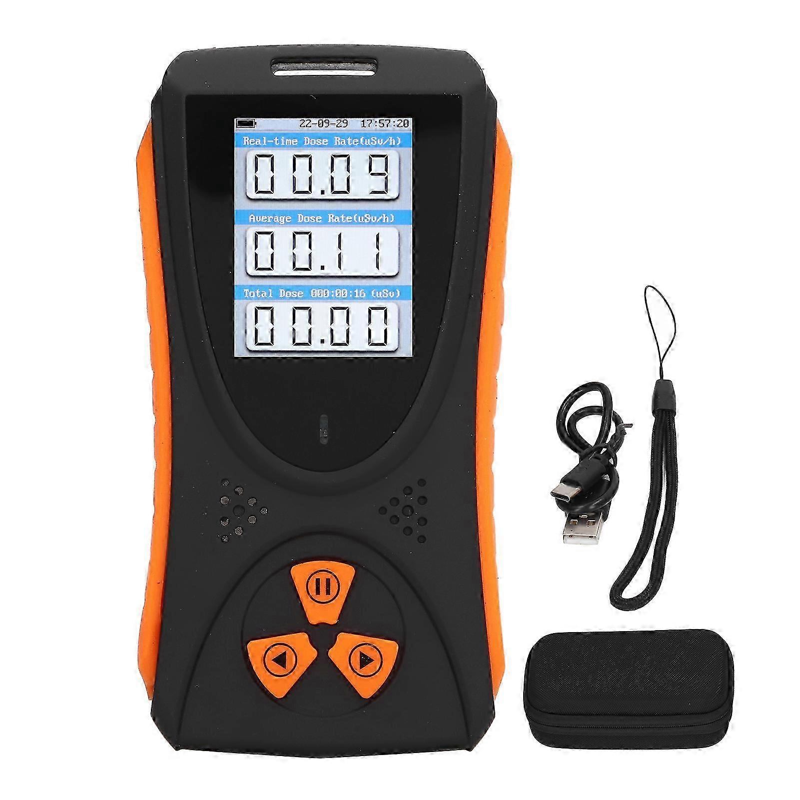 Nuclear Radiation Detector GM Counting High Sensitivity Sound Light Alarm Multifunctional Radiation Dose Counter