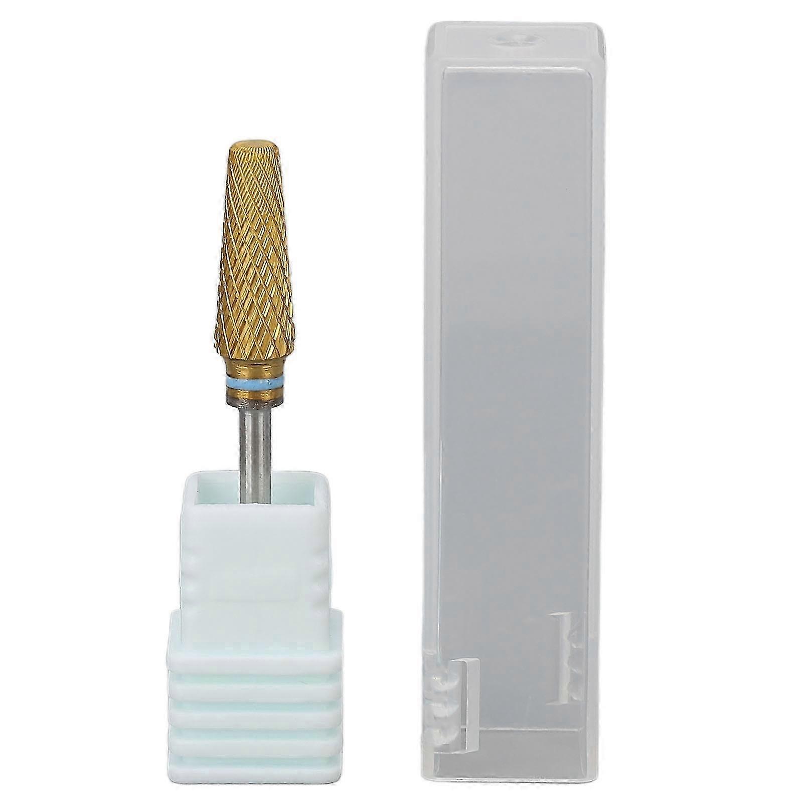 Nail Drill Bits 5 in 1 Multifunctional Replacement Nail File Bits for Manicuring Polishing Pedicuring Removing