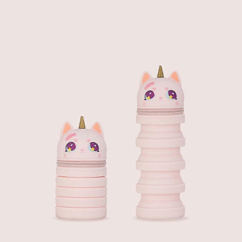 Vertical pen retractable pen soft silicone creative pen