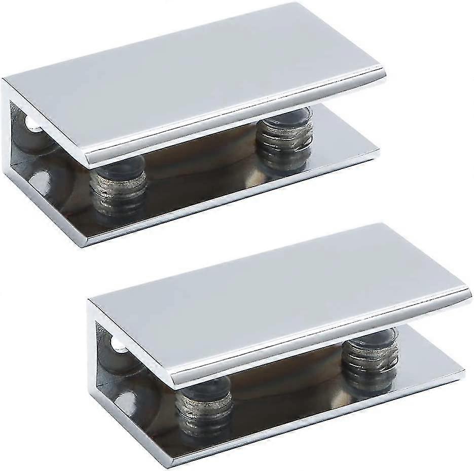 Fish - mouth Clips, 2 - Pack, Premium Chrome - Plated Metal, Ideal for Securing and Displaying, Durable and Stylish Design