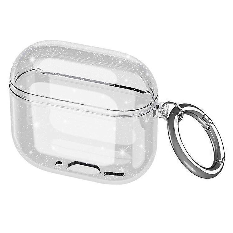 Compatible For AirPods 4 Charging Case Cover Bluetooth Earbuds Clear TPU Protective Case with Hook