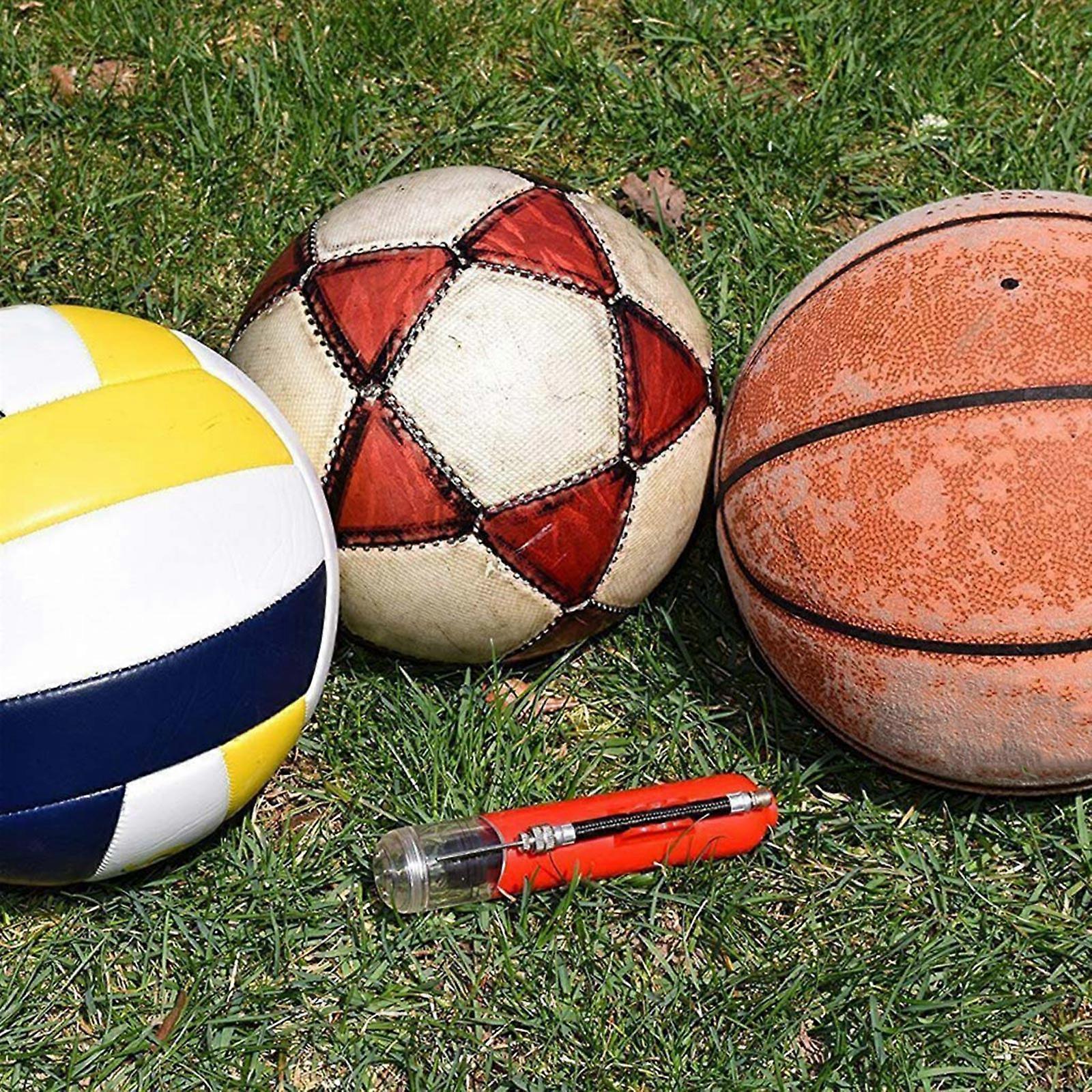 כדור משאבת כדורסל כדורגל כדורעף מתנפחים משאבת מתנפחים מחט חרירי אביזרים שחור