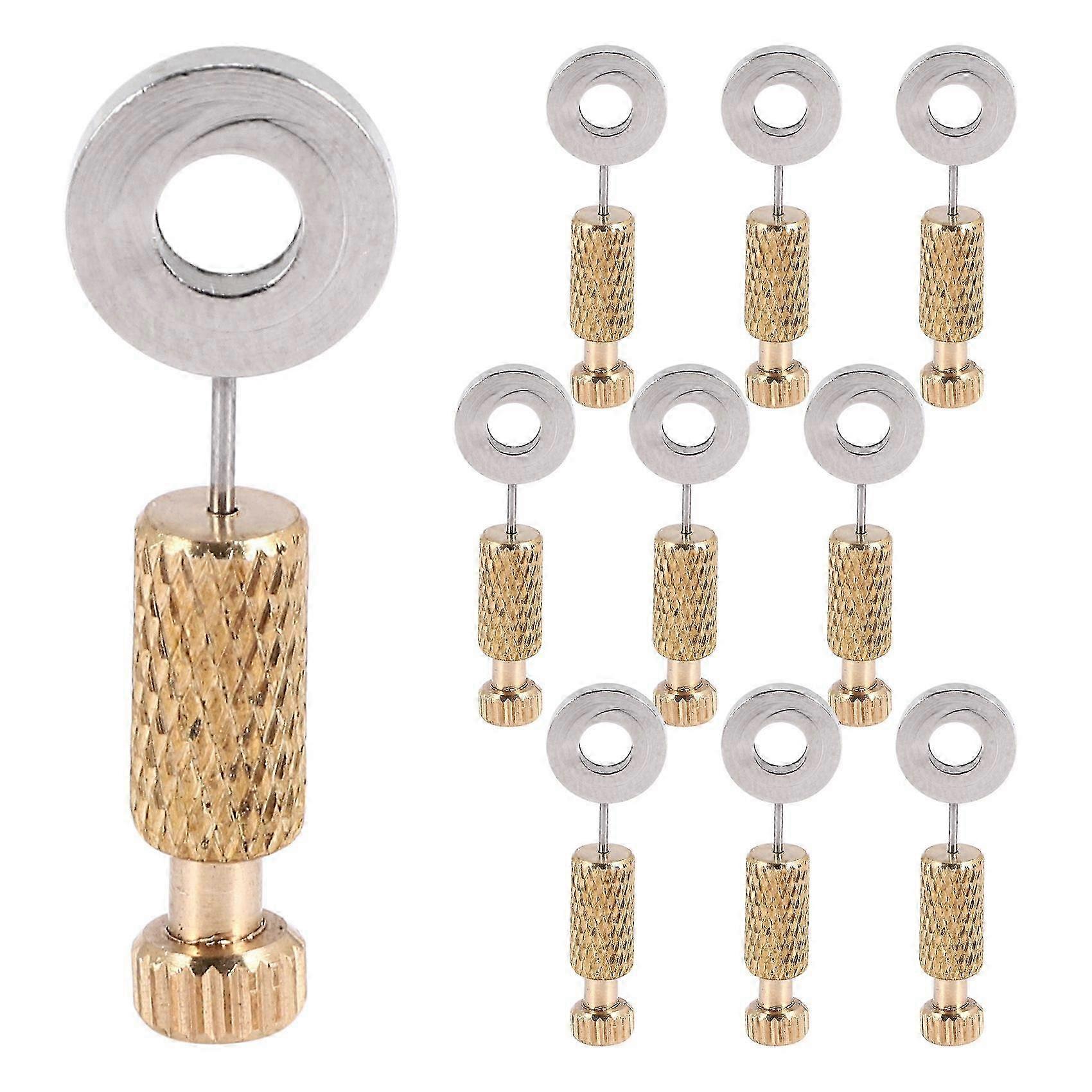 10Pcs DIY Tools Handmade Leather Goods Tools Suture Fixing Needle Leather Goods Fixed Needle Sparse Edition 0708